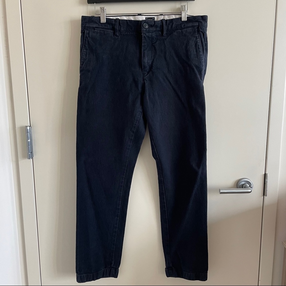 J. Crew Men’s Cotton Stretch Chinos in Dark Navy